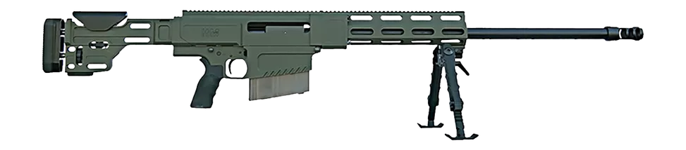 HM Defense HM50B250BMGODG HM50B2 Gen2 50 BMG 10+1 29.25" Black Cerakote Match Grade Threaded Barrel, OD Green Cerakote Aluminum Receiver w/Picatinny Rail, M-LOK Handguard, HM Precision Adj Aluminum St