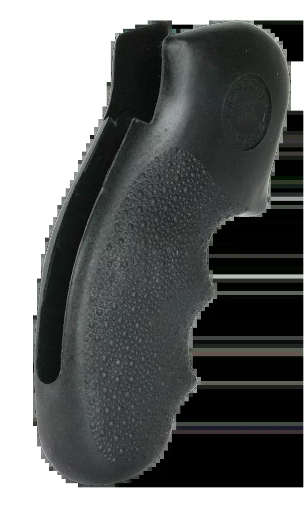 Hogue 19100 Monogrip Finger Grooves Black Nylon - Fits S&W K/L Frame Round Butt