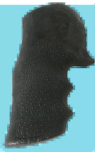 Hogue 58000 Monogrip Finger Grooves Black Rubber Grip - Fits Dan Wesson 44/357