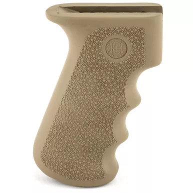 Hogue AK-47 Rubber Overmold Rifle Grip with Finger Grooves - Flat Dark Earth
