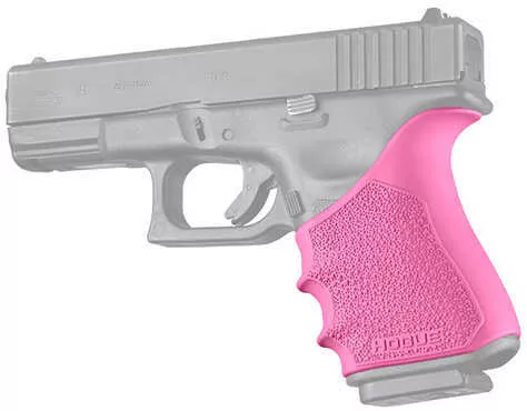 Hogue HandAll Beavertail Grip Sleeve for Glock 19 Gen 3-4, Pink