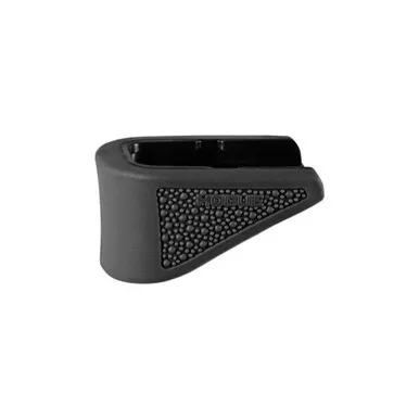 Hogue OverMolded Rubber Grip Extension Base Pads for 6 Round Glock 42 Magazines - Black
