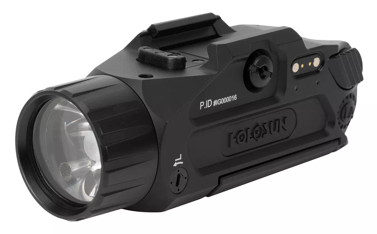 Holosun PIDDUAL Positive Identification Device DualBlack Anodized Green/Infrared Laser 400/800 Lumens White Light LED