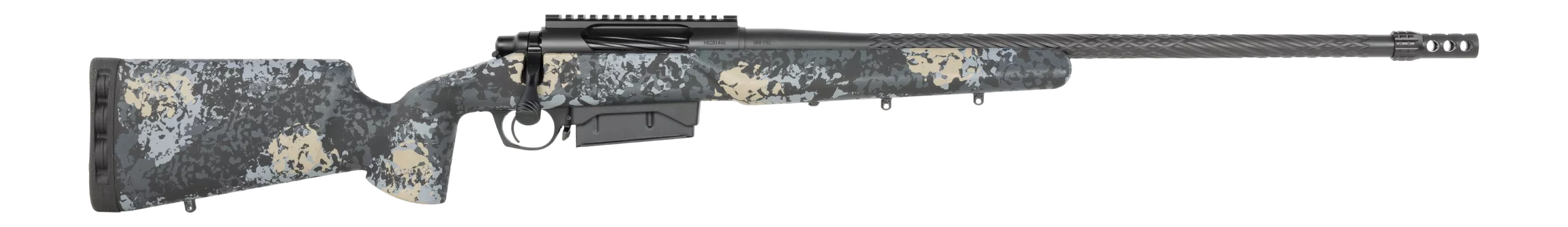 Horizon Firearms HRF-VNP-300P-22R Vandal Prime 300 PRC 22" Black Fluted Threaded Barrel, Black Drilled & Tapped Receiver, Iota EKO Carbon Fiber Stock, Right Hand