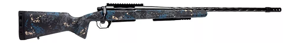 Horizon Firearms HRF-VP2-7PRC-22R Vandal Prime 2 7mm PRC 22″ Black Chrome Chevron Fluted Threaded Barrel, Black Chrome Steel Receiver w/Picatinny Rail, Arca Rail Forend, Cobalt Basin Iota BKH Carbon F