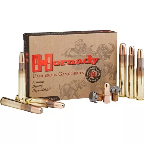 Hornady 85834 Dangerous Game458 Win Mag 500 gr DGX Bonded 20 Bx/ 6 Cs
