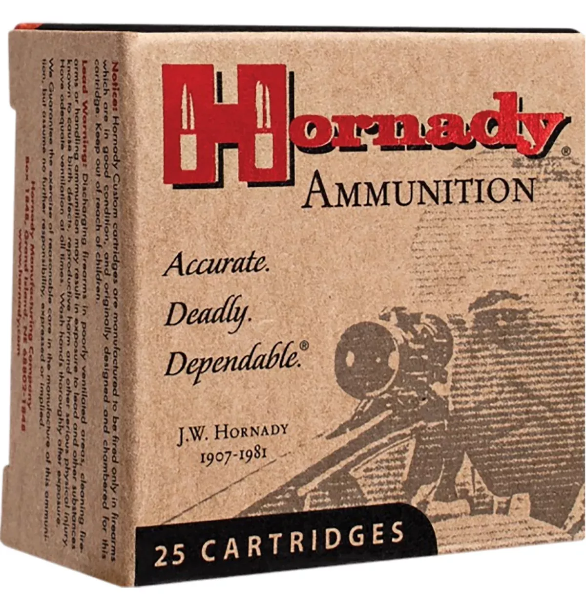 Hornady 90562 Custom357Mag 158gr Hornady XTP Hollow Point 25 Per Box/10 Case