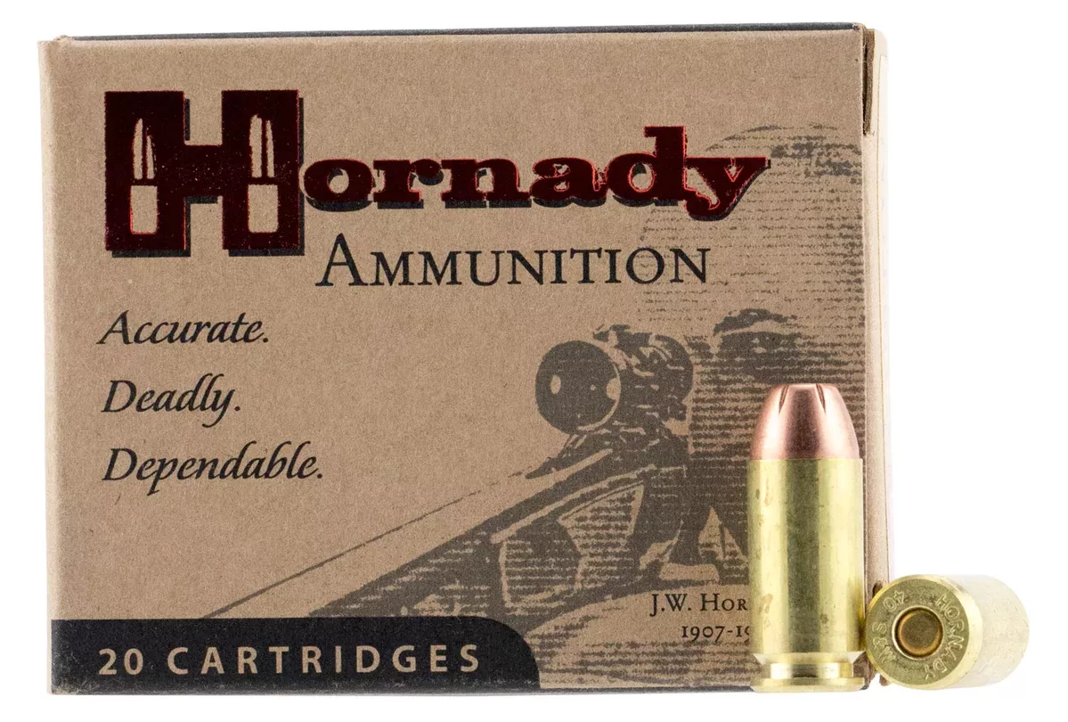Hornady 9132 Custom40S&W 155gr Hornady XTP Hollow Point 20 Per Box/10 Case