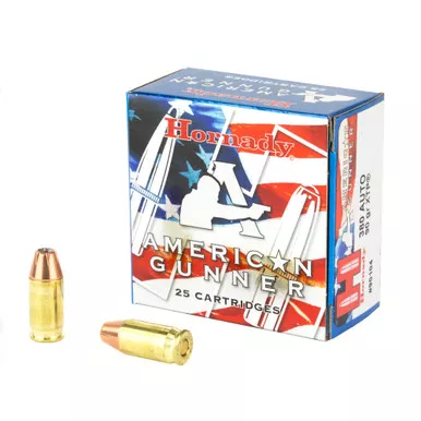 Hornady American Gunner 380ACP 90 Grain XTP - 25 Round Box