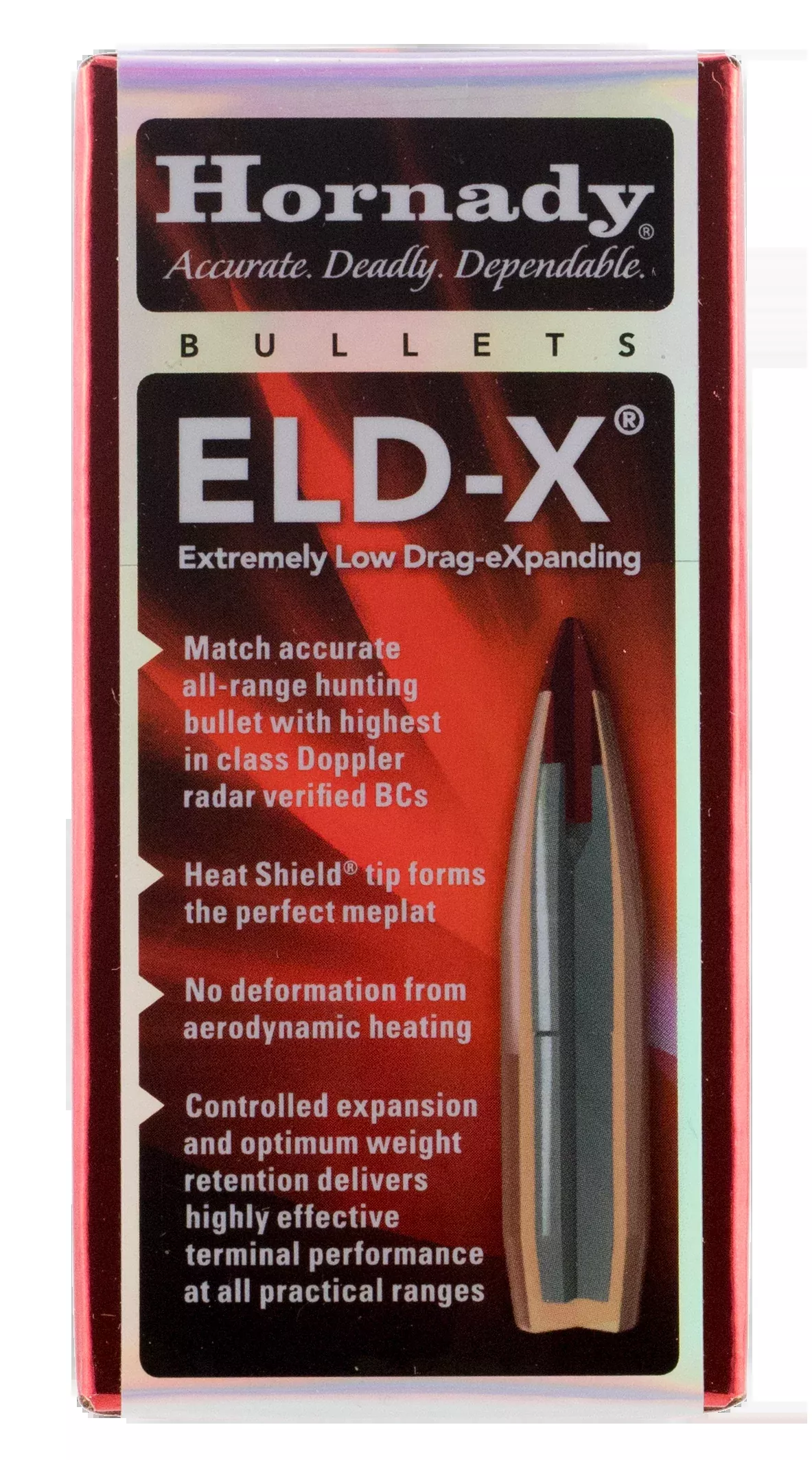 Hornady ELD-X 25 Cal .257 110 gr 100/Box Reloading Bullets