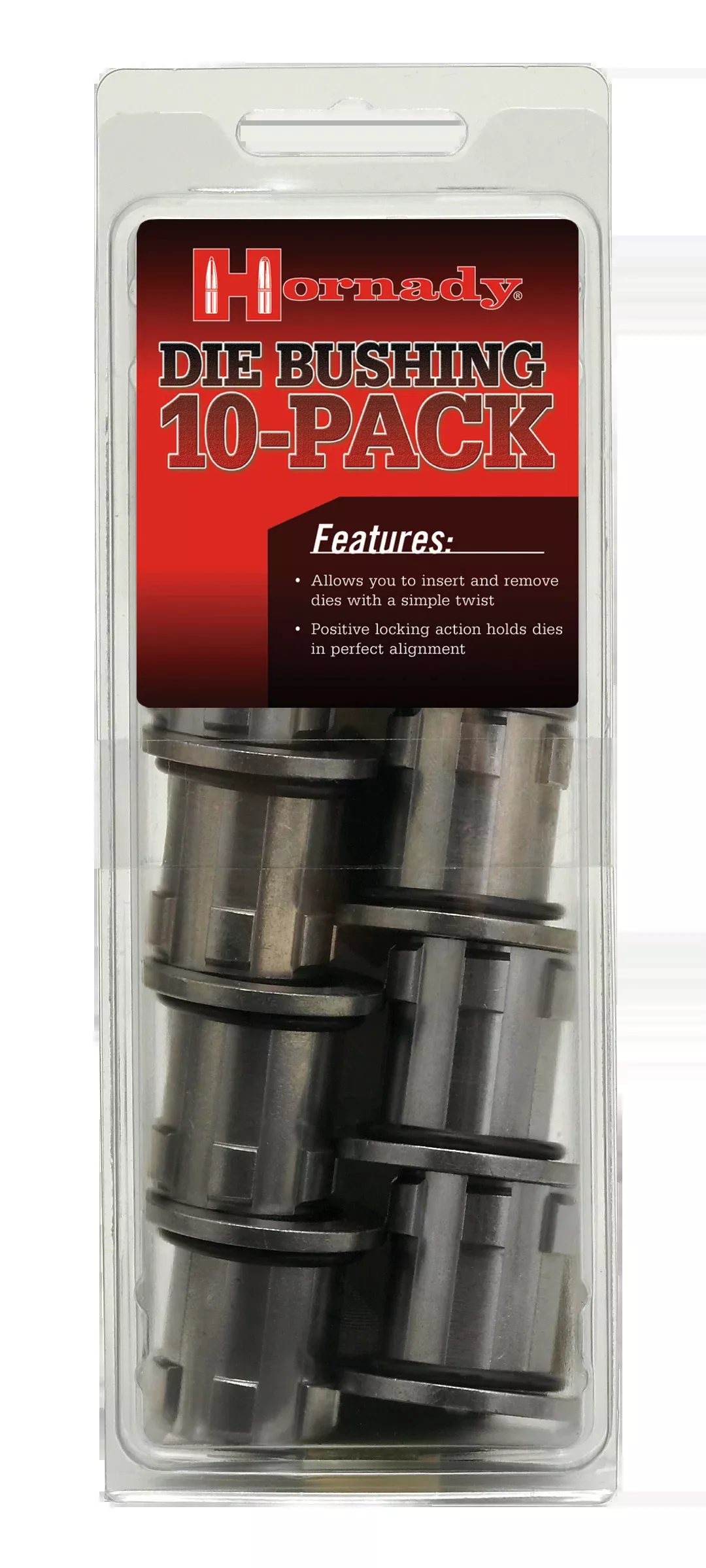 Hornady Lock-N-Load Die Bushing 7/8"x14 Threaded Quick-Change 10 Pack