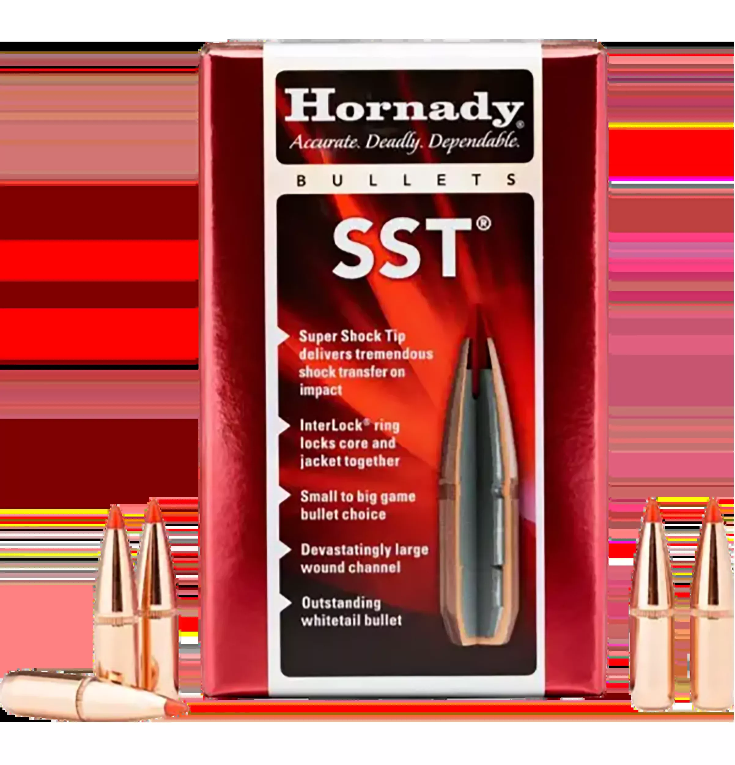 Hornady SST 7mm .284 162 gr Reloading Bullets - 100/Box