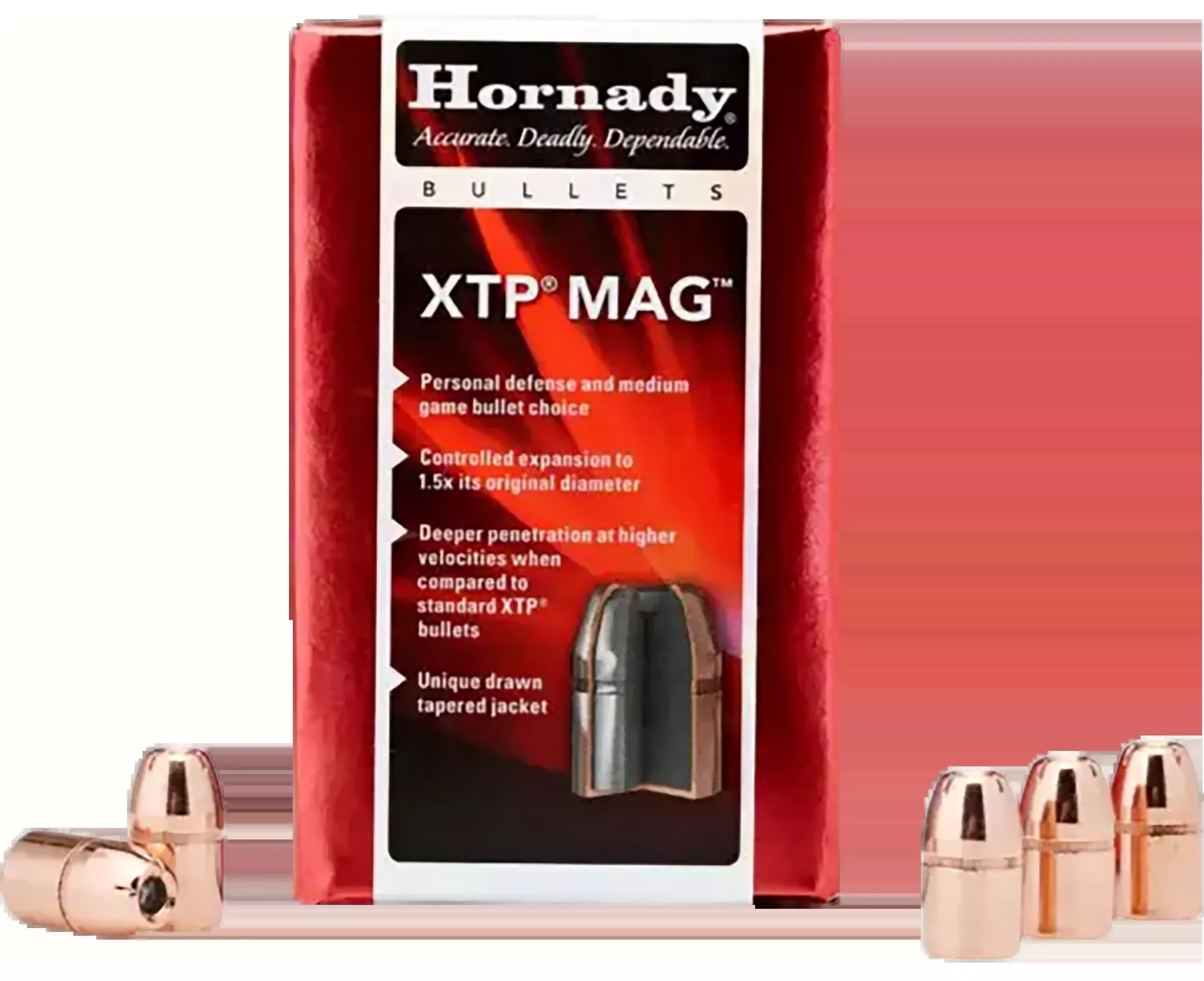 Hornady XTP Mag .500 350 gr JHP Reloading Bullets - 50/Box