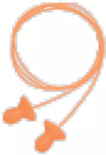 Howard Leight R01522 Quiet Corded Foam Ear Plugs 26 dB Behind The Neck Orange 2 Pair