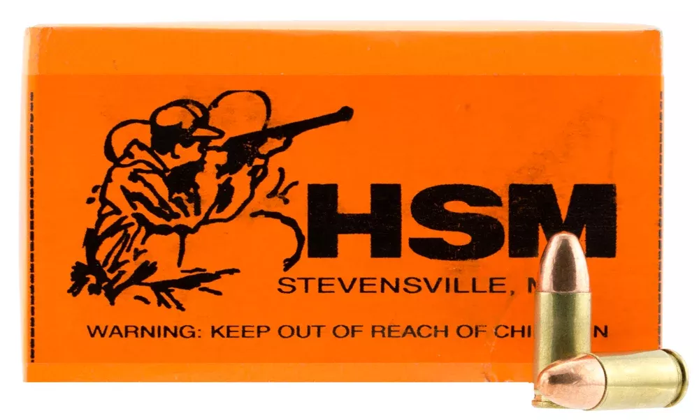 HSM 9MM2R Training*Remanufactured 9mm Luger 115 gr Full Metal Jacket 50 Per Box/ 20 Case