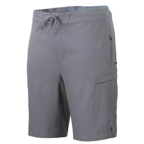 Huk Freeman 21" Boardshort-Grey-Size 30