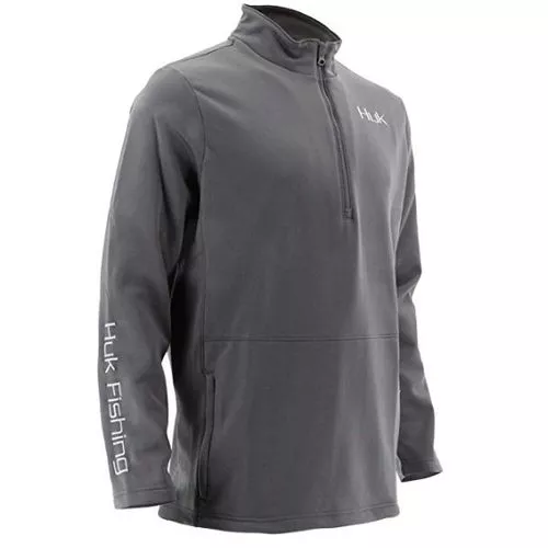Huk Tidewater 1 / 4 Zip Gray