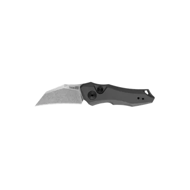 Kershaw Launch 10 AUTO Folding Knife - 1.9" CPM-154 Hawkbill Blade, Dark Gray Anodized Handles - 7350