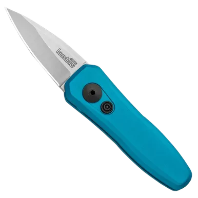 Kershaw Launch 4 AUTO Folding Knife 1.9" CPM-154 Stonewash Blade, Teal Aluminum Handles- 7500TEALSW