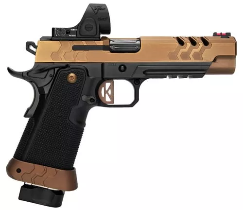 Kimber Mfg.,inc 3500055 2K11 Target (OI)9mm 20+1 5" High Polished w/ Coyote PVD, Brush Polish Flats w/ DLC Coating Stainless Steel Slide Aluminum Grip