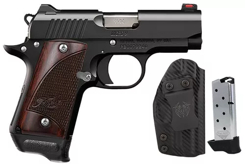 KIMBER MICRO9 9MM 7RD BLK/RSWD BNDL