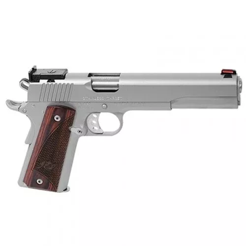 Kimber Stainless Target Pistol - 45 ACP, 6 in Barrel, Satin Stainless Steel Frame/Slide, 7 Rd