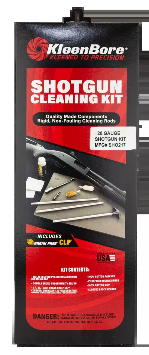Kleen-Bore SHO217 Classic Cleaning Kit 20 Gauge Shotgun
