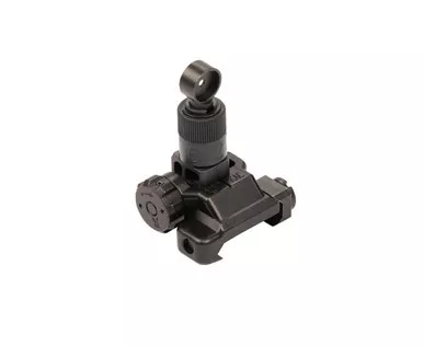 Knights Armament Folding Micro Rear Sight - 200-600 Meter Adjustable