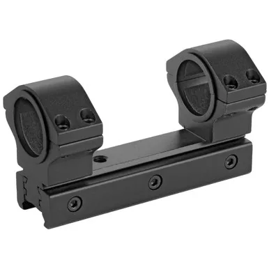 KonusUniversal One Piece Riflescope Mount with 30mm Rings and 1" Inserts - Picatinny Mount, Matte Black