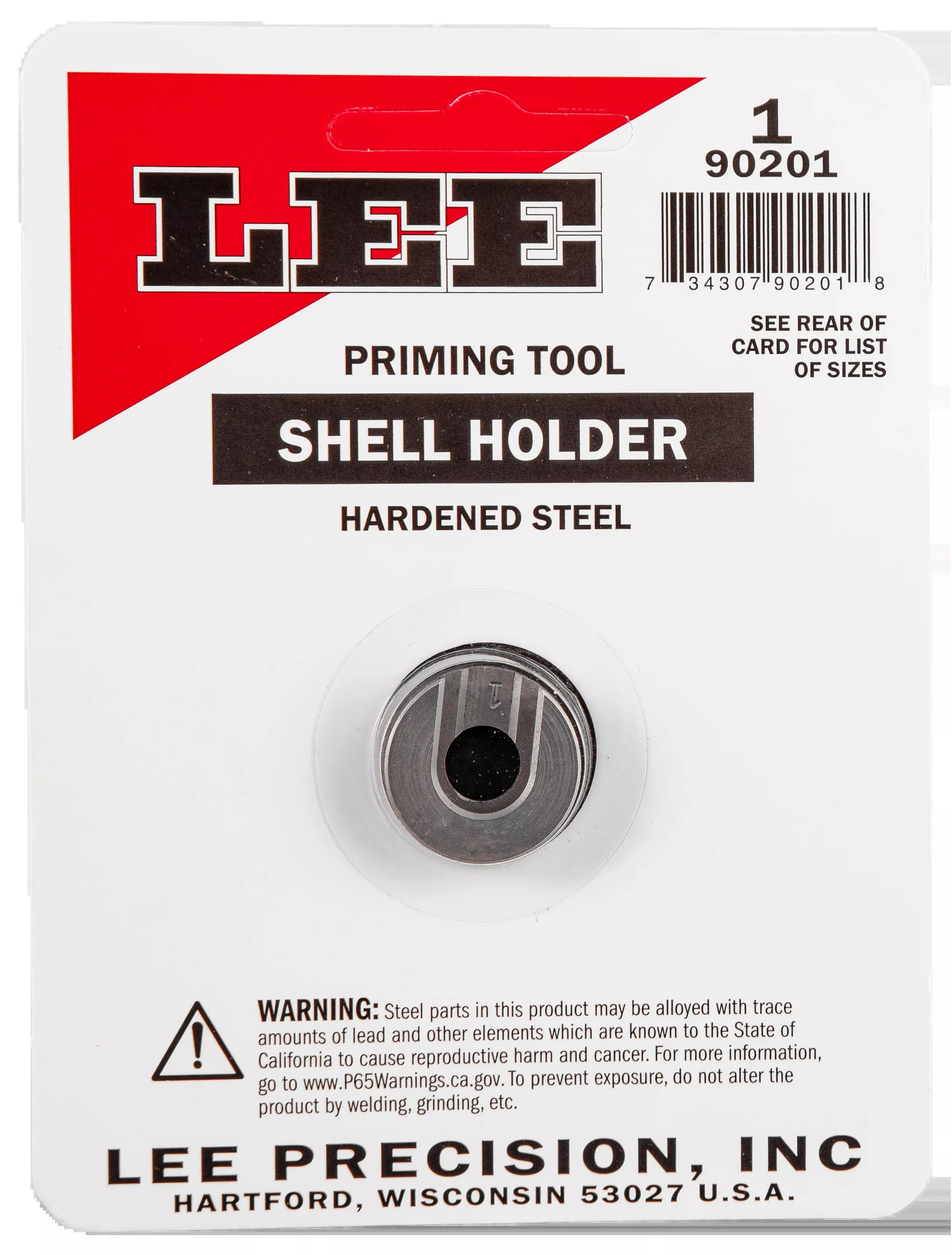 Lee Precision 90023 Shell Holder AP Only #19 30 Luger/30 Mauser/9mm Luger/38 Super