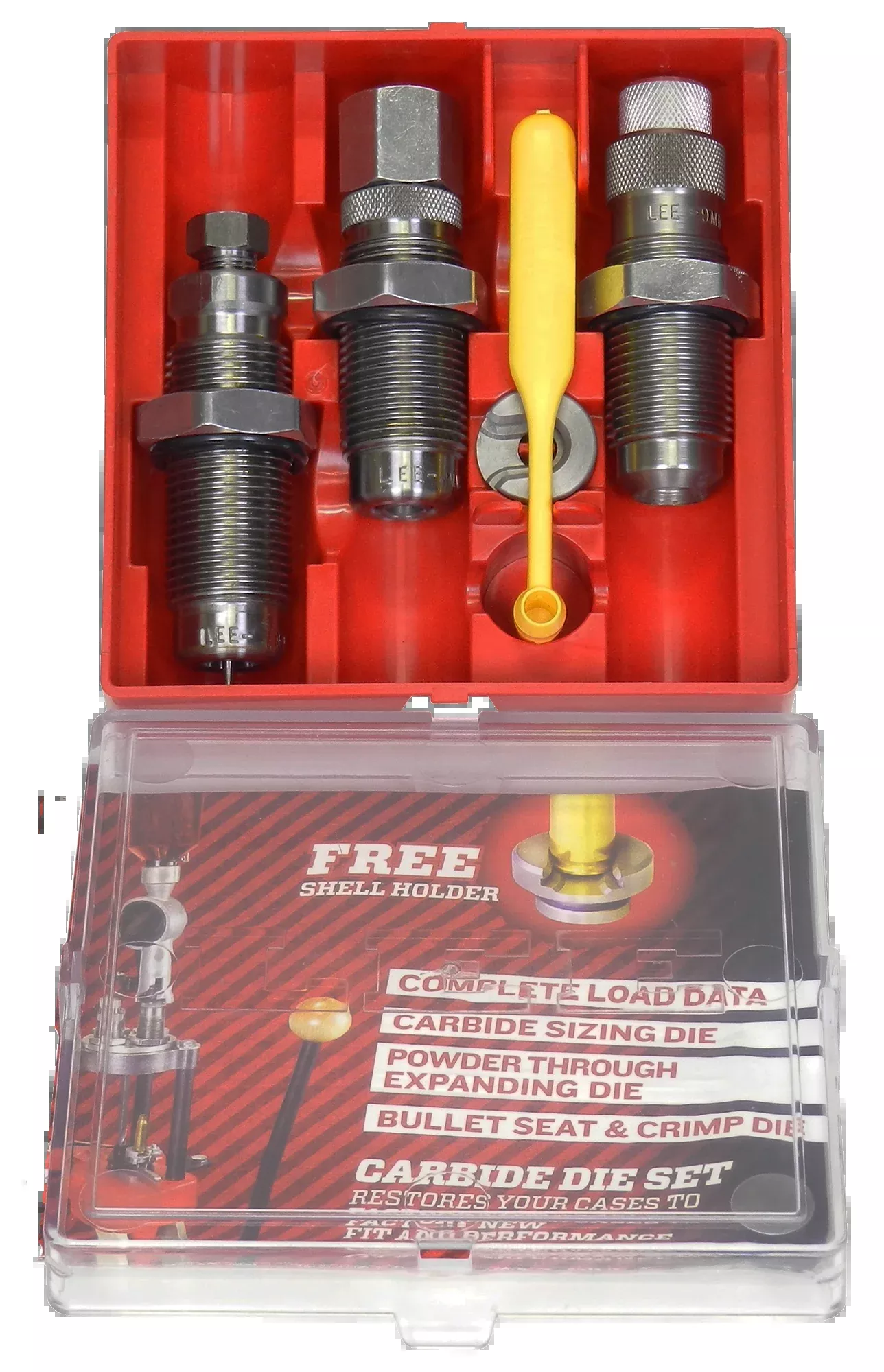 Lee Precision Carbide 3-Die Set 9mm Makarov