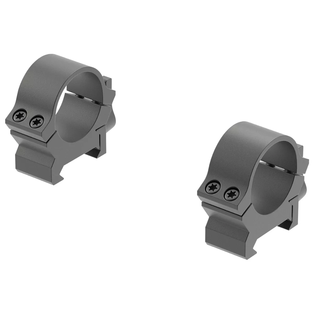 Leupold 174074 QRW2 Cross-Slot Scope Ring Set Matte Black Steel 30mm Tube Low Quick Release Picatinny/Weaver