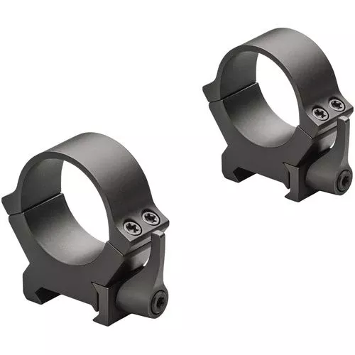 Leupold 174078 QRW2 Cross-Slot Scope Ring Set Matte Black Steel 30mm Tube High Quick Release Picatinny/Weaver