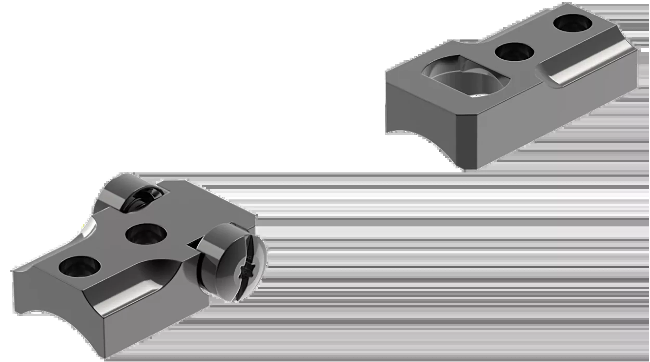 Leupold 50028 Standard Base 2-Piece Black Gloss - Remington 541