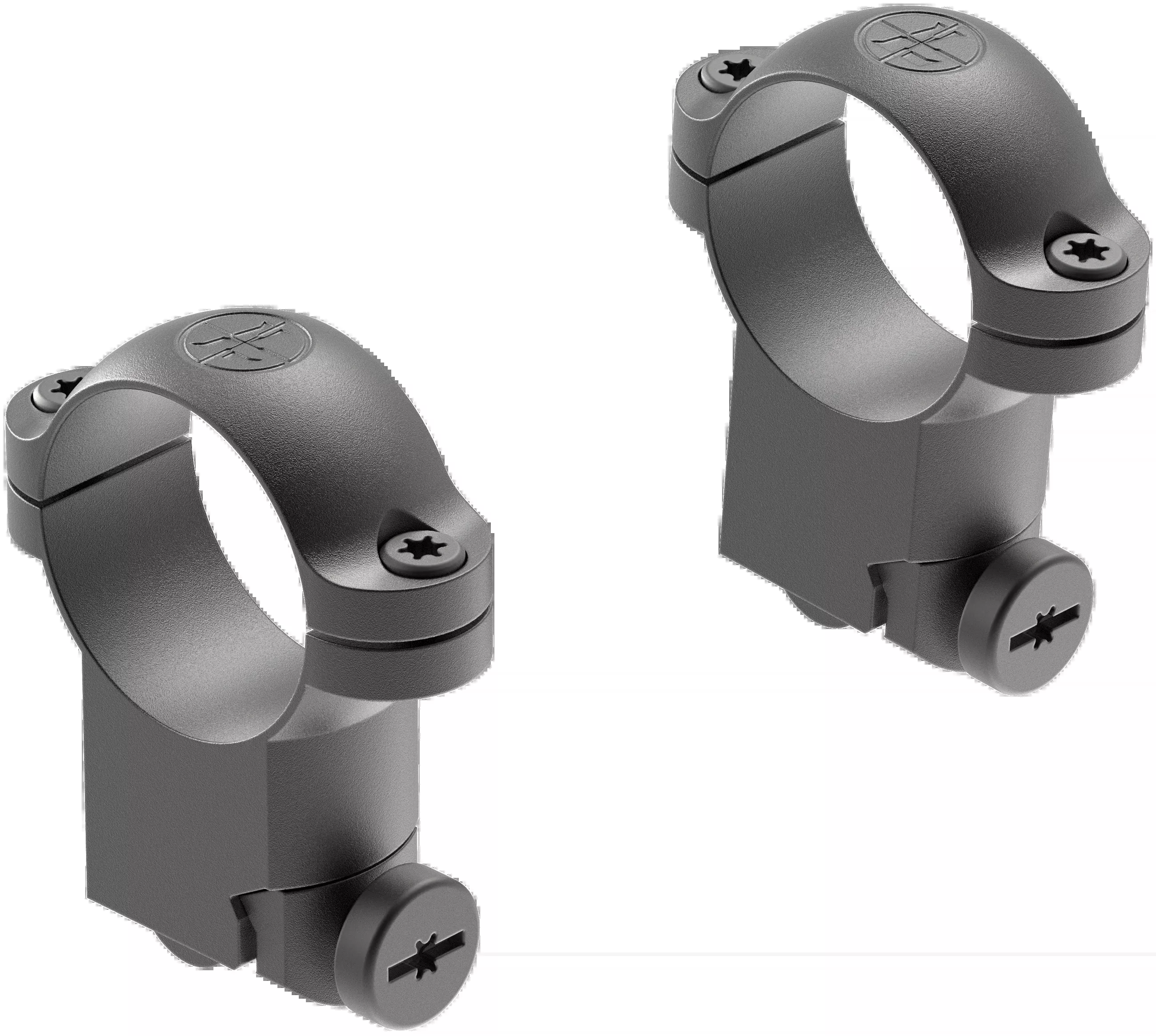 Leupold 50217 Ringmounts 1" High Matte Black - Ruger No.1/77/11