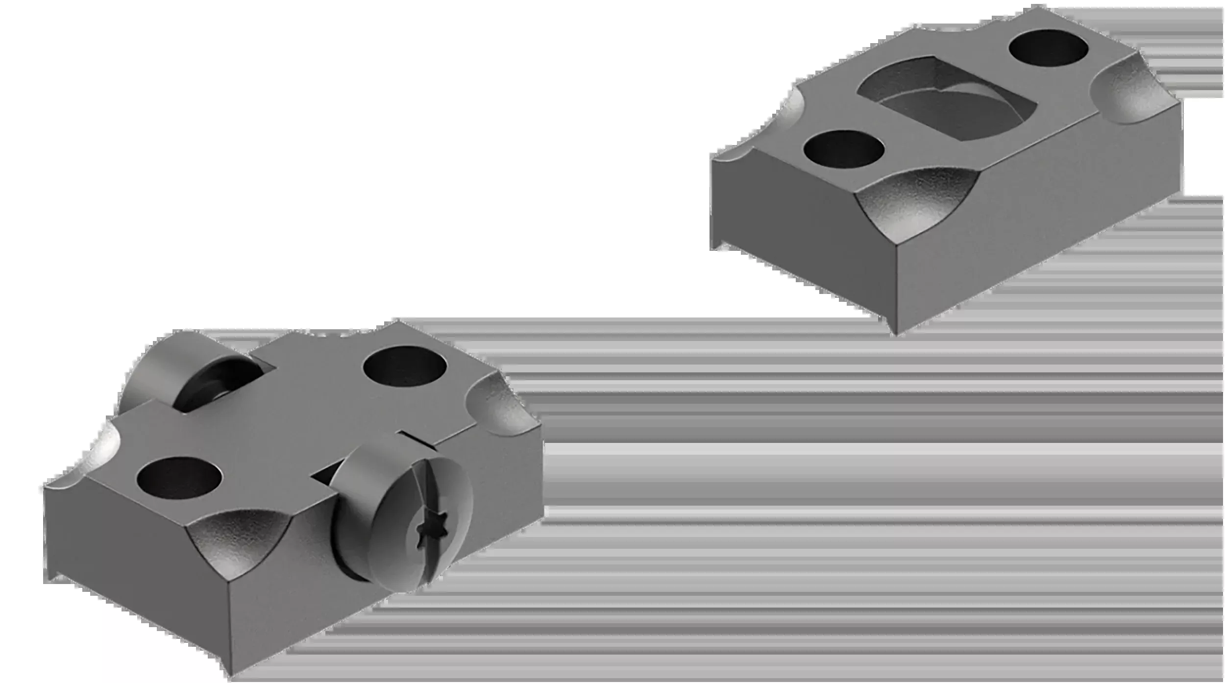 Leupold 54447 Standard Base 2-Piece Matte Black Steel - Tikka T3/T3X