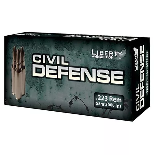 Liberty Ammunition LACD223019 Silverado223 Rem 55 gr Hollow Point Boat-Tail (HPBT) 20 Per Box/50 Cs
