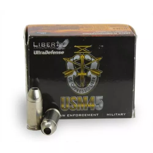 Liberty Ammunition Ultra Defense 45 ACP Fragmentation 78gr