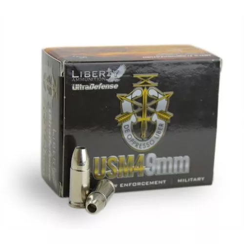 Liberty Ammunition Ultra Defense 9mm Fragmentation 50gr USM49MM