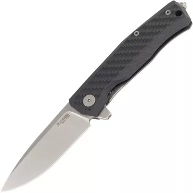 lionSTEEL Myto Framelock Knife Carbon Fiber - 3.25" M390 Blade, Carbon Fiber and Titanium Handles