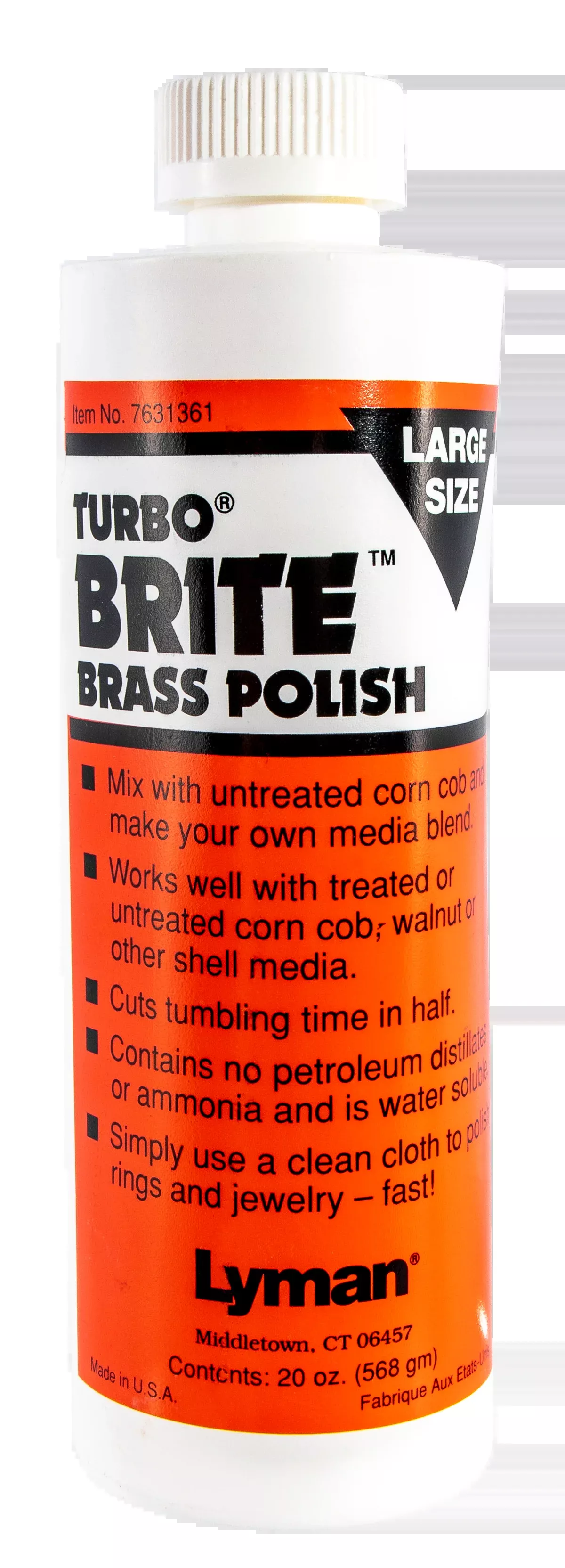 Lyman Turbo Brite Brass Case Polish 20 oz