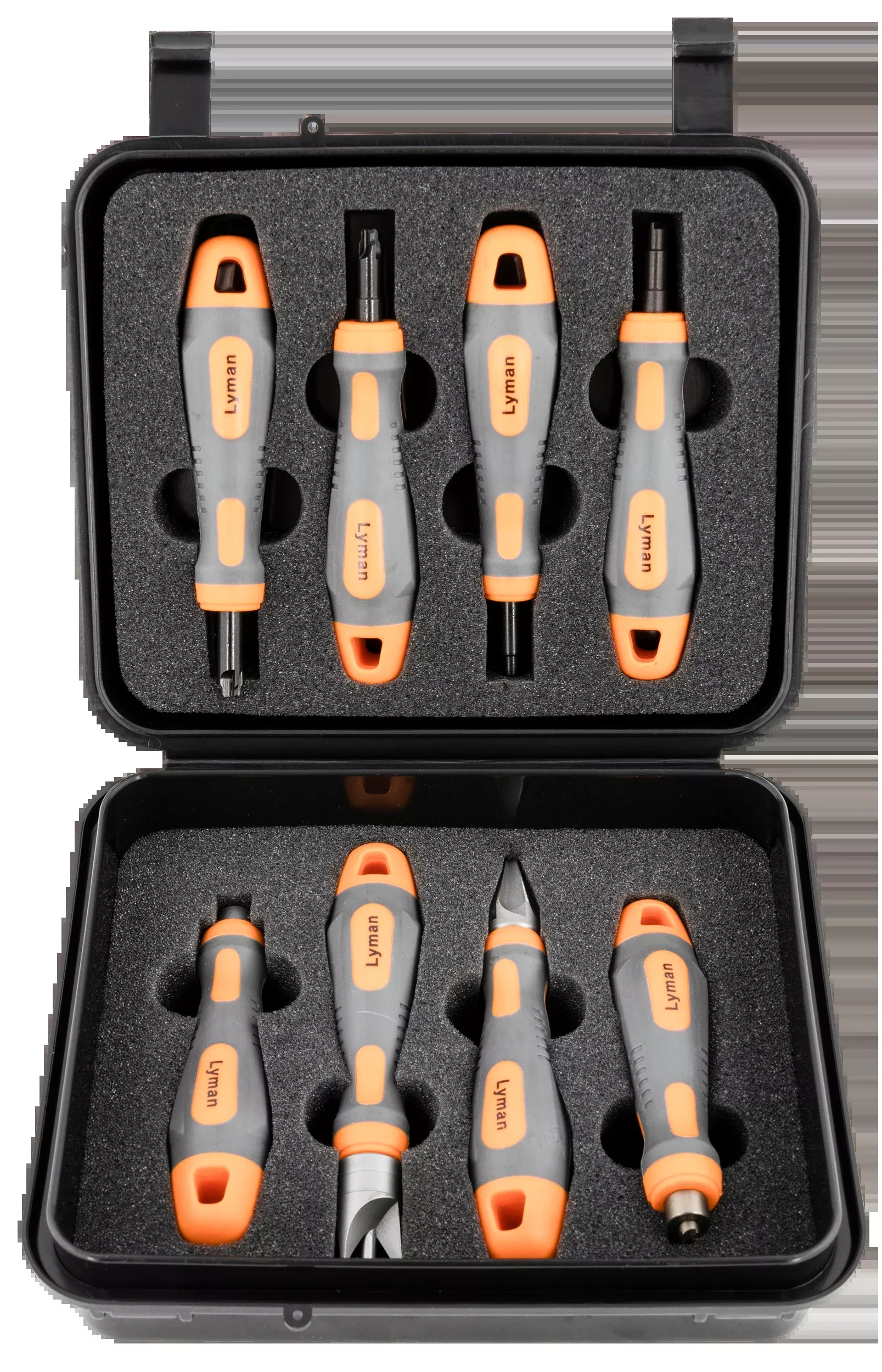 Lyman Universal Case Prep Accessory Tool Set w/ Primer Pocket Reamers, Cleaners & Chamfer Tool 7810212