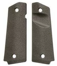 Magpul Industries MOE 1911 Grip Panels For TSP Texture Magazine Release Cut-out OD Green Finish MAG544-ODG