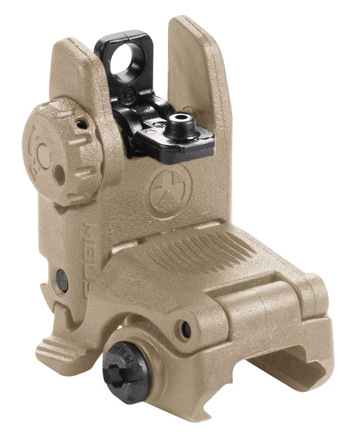Magpul MAG248-FDE MBUS Sight RearFlat Dark Earth Folding for AR-15/M16