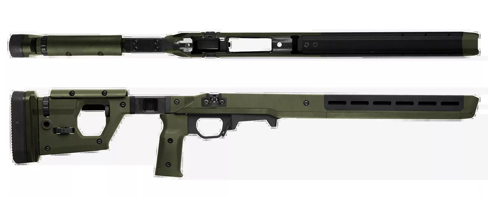 Magpul Pro 700 Fixed Stock Rifle Chassis OD Green for Remington 700 Short Action MAG997ODG