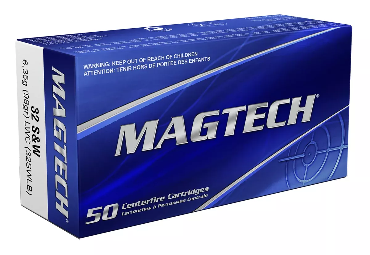 Magtech 32SWLB Range/Training32S&W Long 98gr Lead Wadcutter 50 Per Box/20 Case