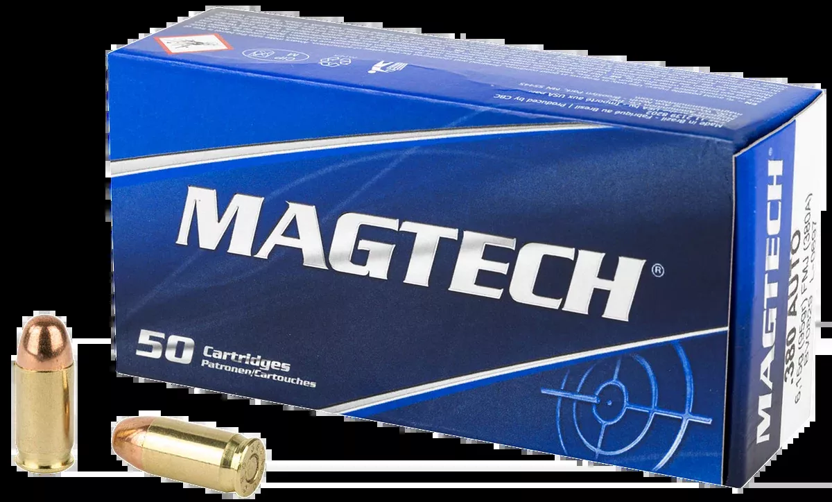 Magtech 380A Range/Training380ACP 95gr Full Metal Jacket 50 Per Box/20 Case