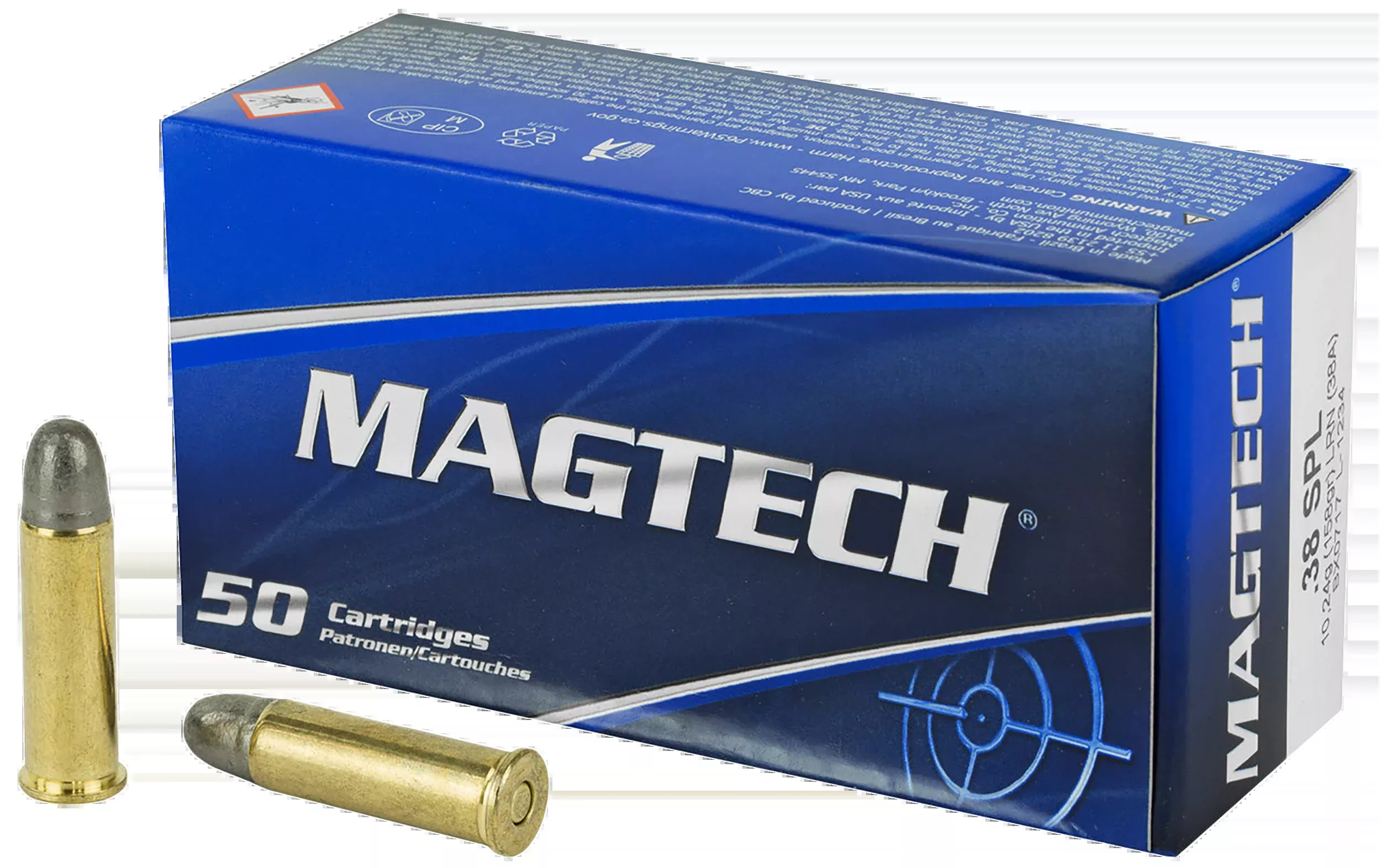 Magtech 38A Range/Training 38 Special 158gr Lead Round Nose - Box or Case