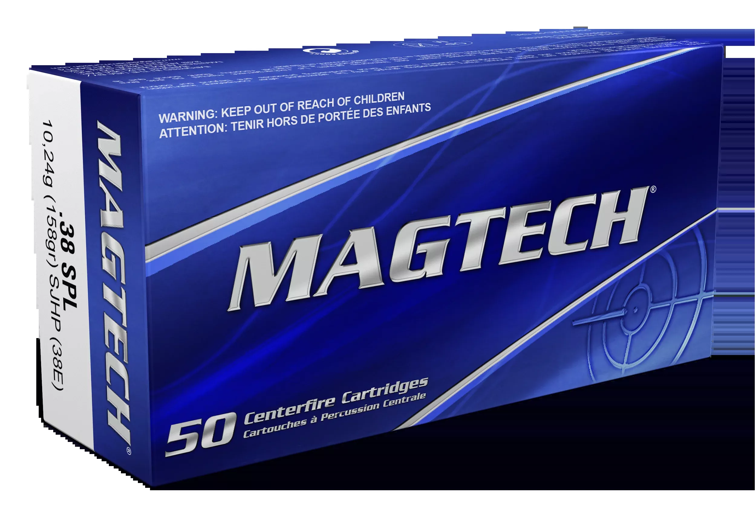 Magtech 38E Range/Training 38 Special 158gr Semi-Jacketed Hollow Point - Box or Case