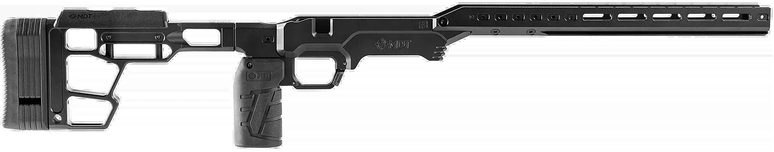 MDT Competitor LSS Gen3 Rifle Chassis System for Remington 700 Short Action, Black 114633BLK